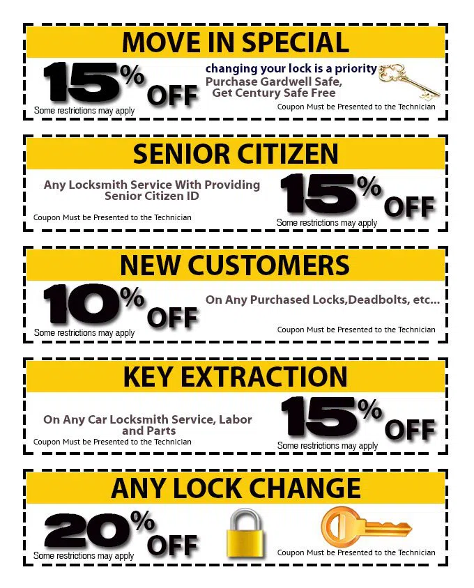 Security Locksmith Services Colton, CA 909-326-0382 - coupon-img